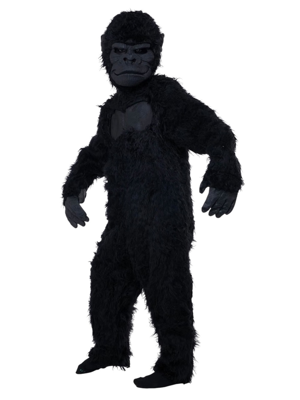NWT California Costumes Kids Gorilla Costume Child Size M (8-10) Mask Bodysuit